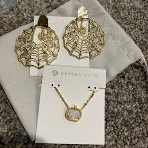 Kendra Scott Gold Web Earrings
